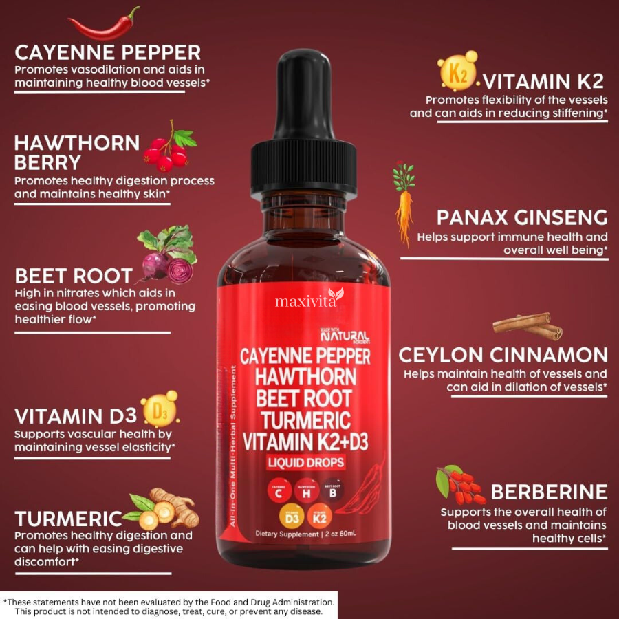 Maxivita Cayenne Pepper Liquid Extract