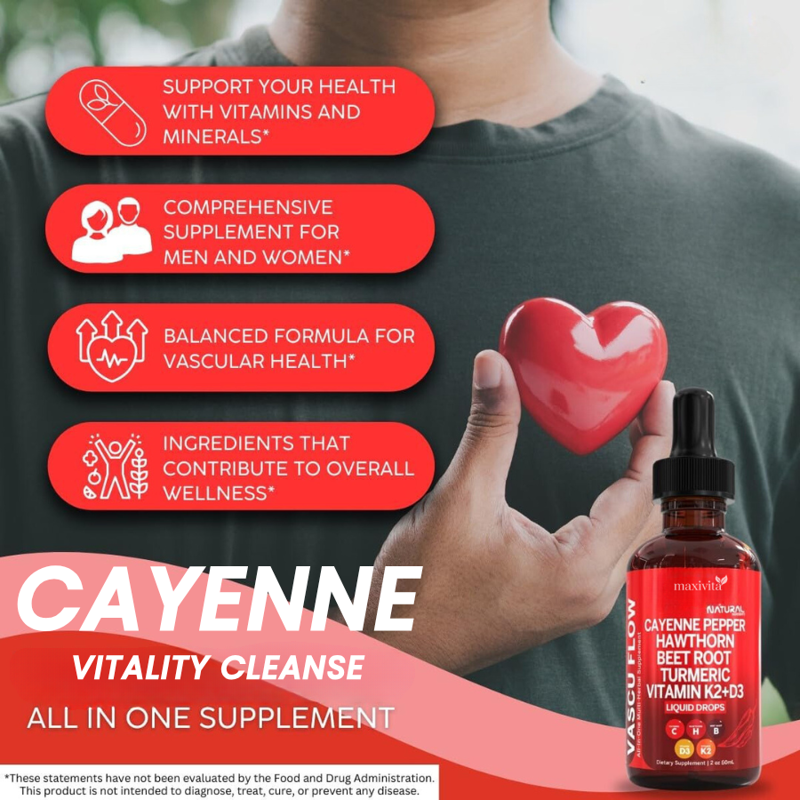 Maxivita Cayenne Pepper Liquid Extract