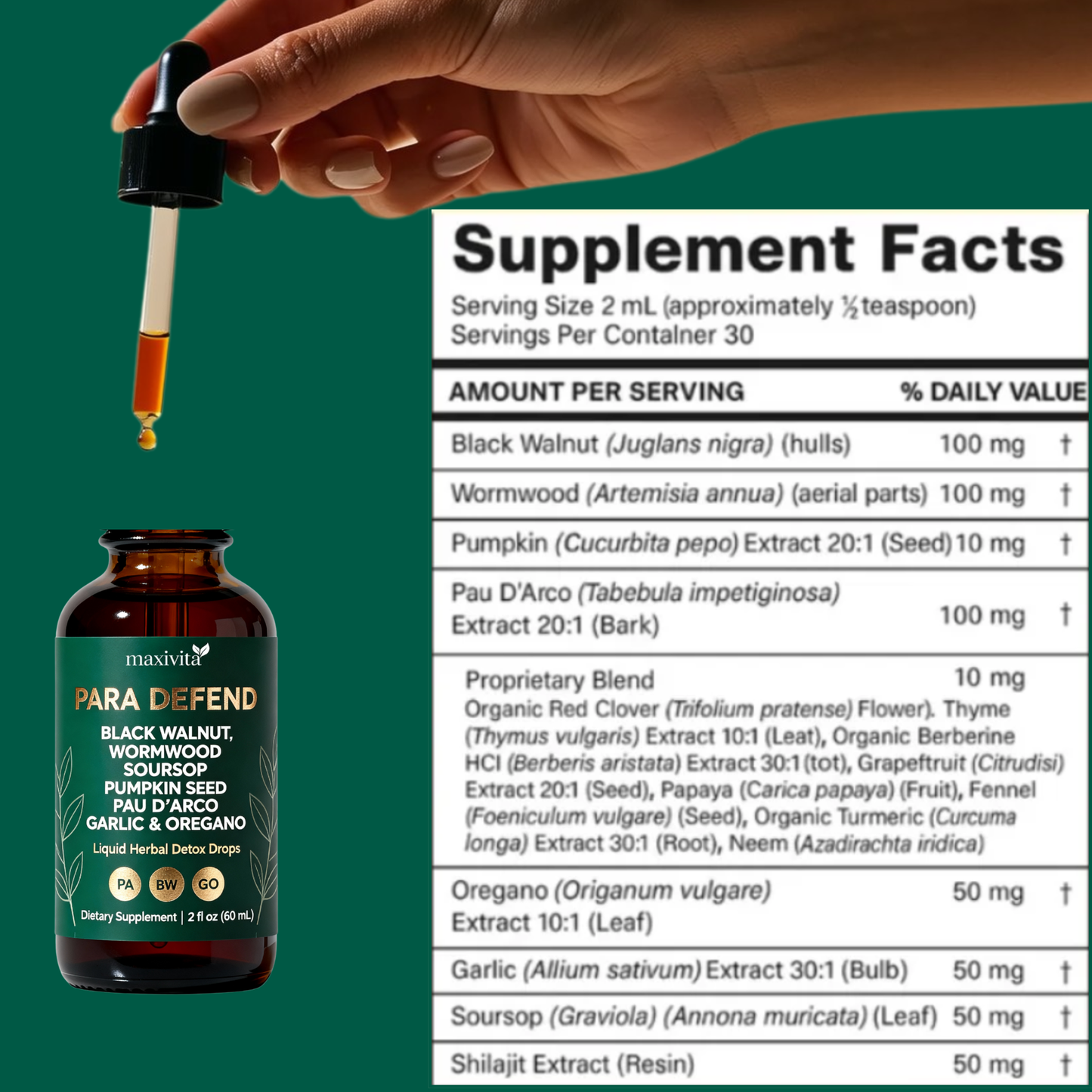 Maxivita Para Defend Herbal Detox Blend