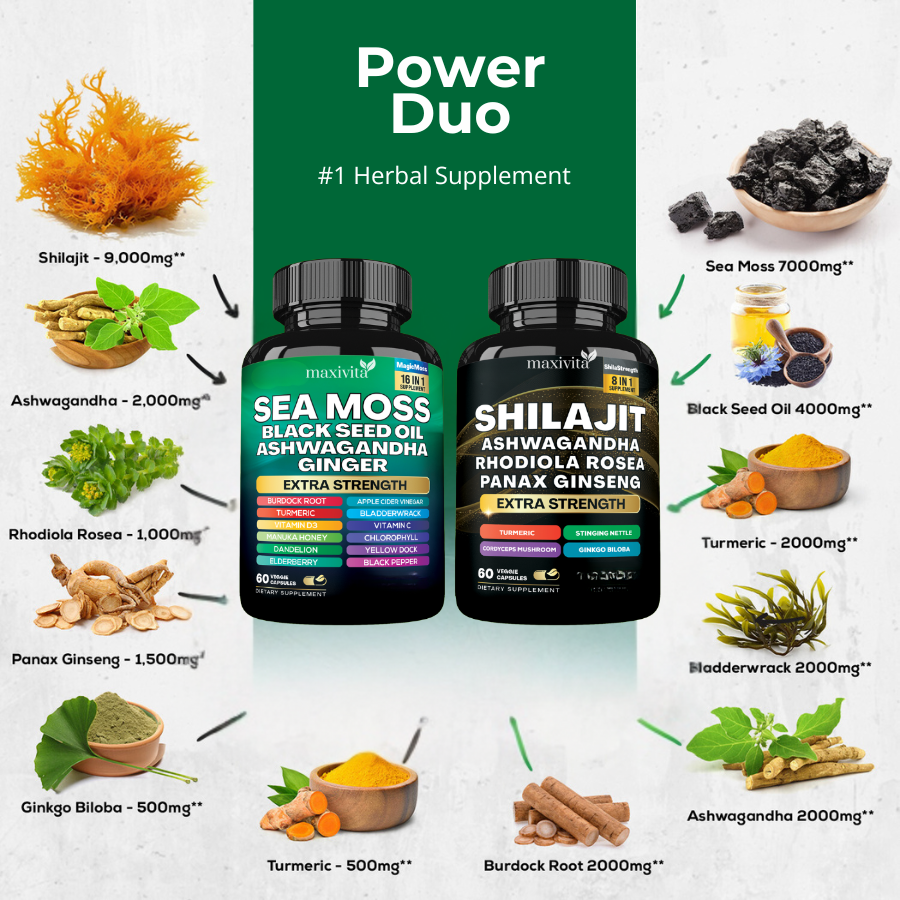Maxivita Dynamic Duo Sea Moss & Shijalit