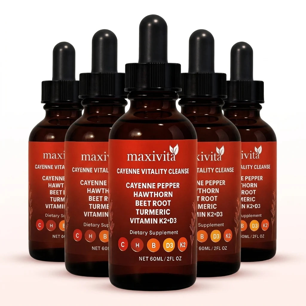 Five Maxivita bottles