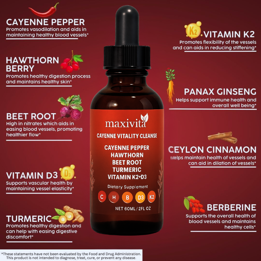 Maxivita Cayenne Pepper Liquid Extract