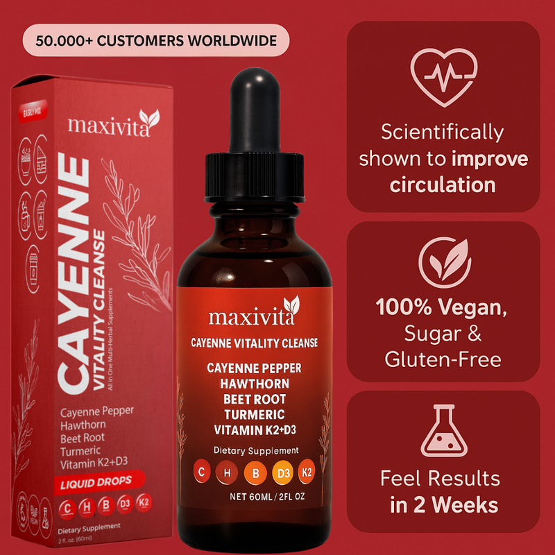 Maxivita Cayenne Pepper Liquid Extract