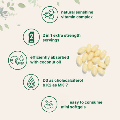 Maxivita D3 + K2, 180 Immune Softgels