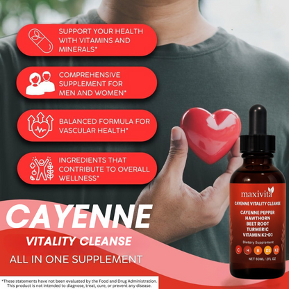 Maxivita Cayenne Pepper Liquid Extract