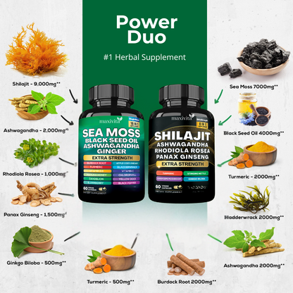 Maxivita Dynamic Duo Sea Moss & Shijalit