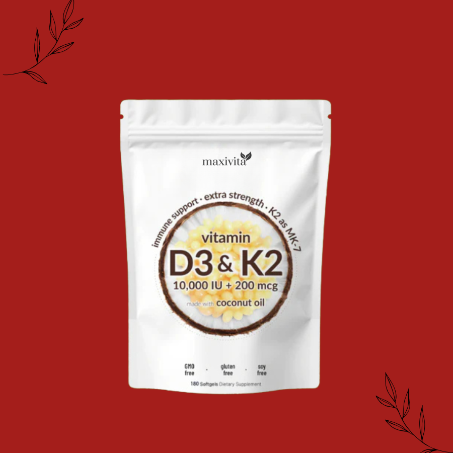 Maxivita D3 + K2, 180 Immune Softgels