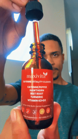Maxivita sublingual dropper demonstration