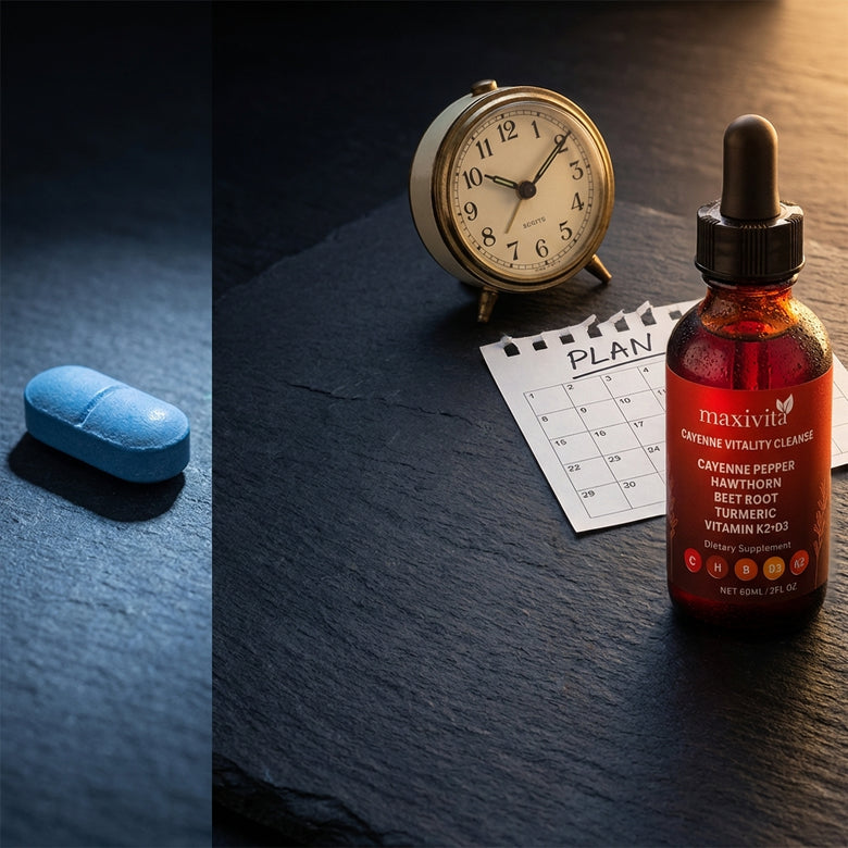 Maxivita cayenne pepper drops blood flow support