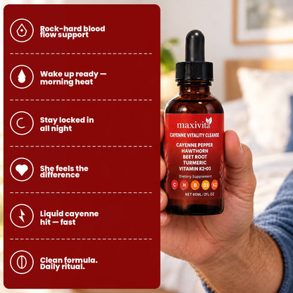 Maxivita BioRoot benefits v2 — Rock-hard blood flow