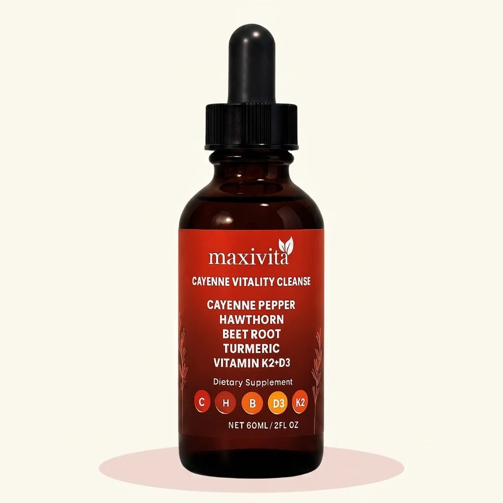 Official Maxivita Cayenne Vitality Drops bottle