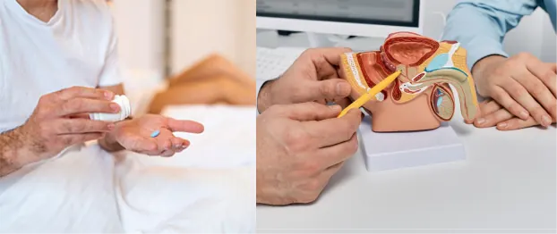 Man considering a temporary pill instead of circulation support