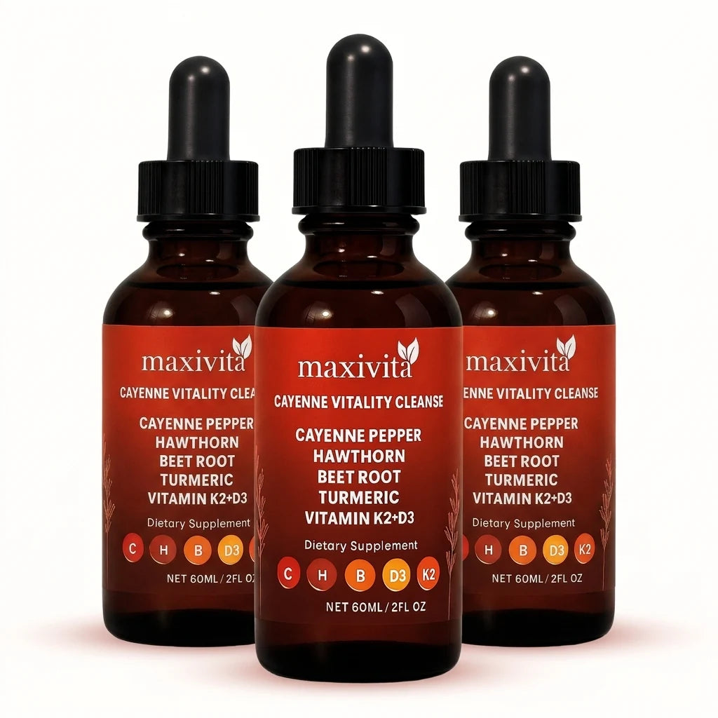 Three Maxivita bottles