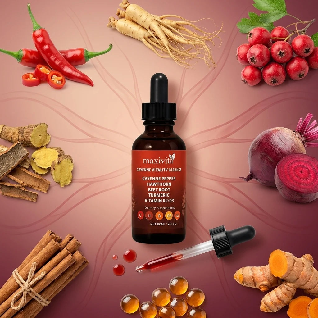 Maxivita Cayenne Vitality Drops with formula botanicals